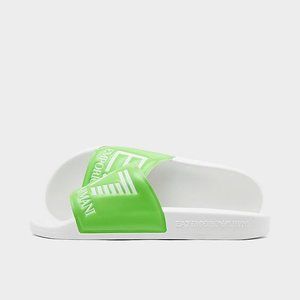 New MEN'S EA7 EMPORIO ARMANI SLIDE SANDALS